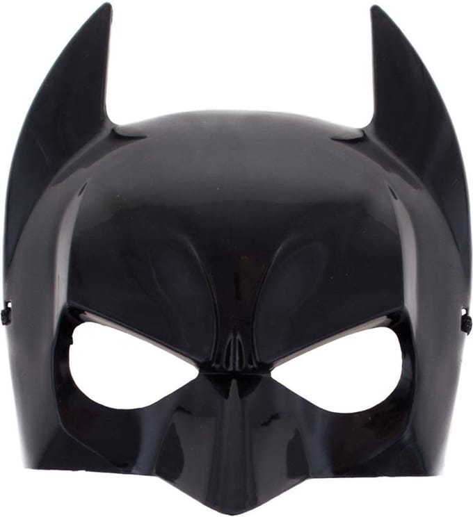 Dark Knight Bat masker - Zwart