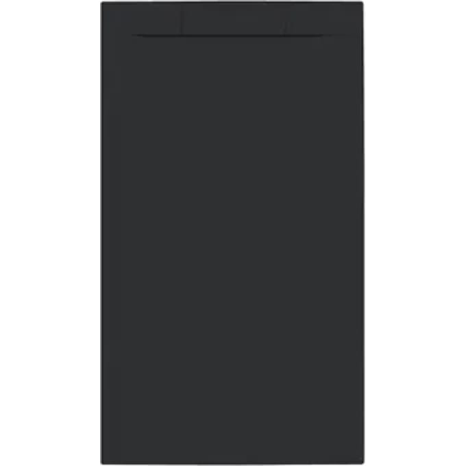 Allibert - Douchebak - Luna 140 X 80 Cm - Polybeton - Zwart