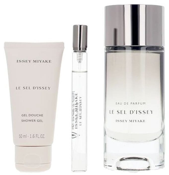 Issey Miyake Le Sel D'Issey 100ml EDP Spray / 50ml Shower Gel / 10ML EDP Spray