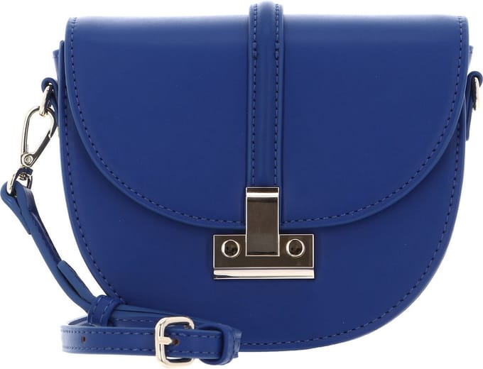 SEIDENFELT MANUFAKTUR Schoudertas Giora Saddle Bag Galactic Blue / Gold Blauw
