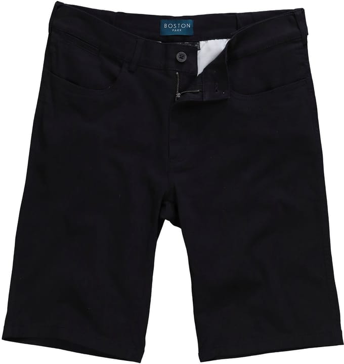 Boston Park - Heren - Bermuda van twill traveller-band regular fit - Donkermarine - Maat 58