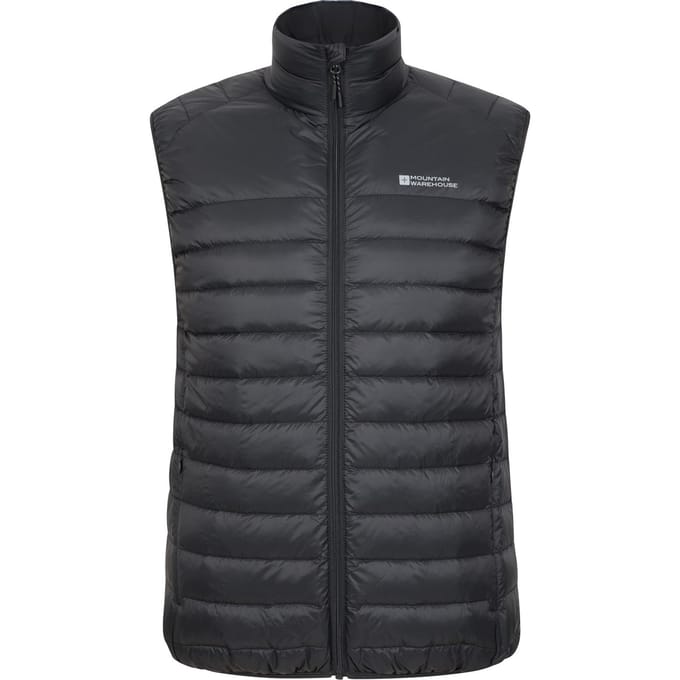 Mountain Warehouse Heren Featherweight II Gilet (Zwart)