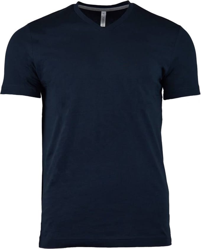 Kariban T-shirt V-hals korte mouwen K357 - Navy - S