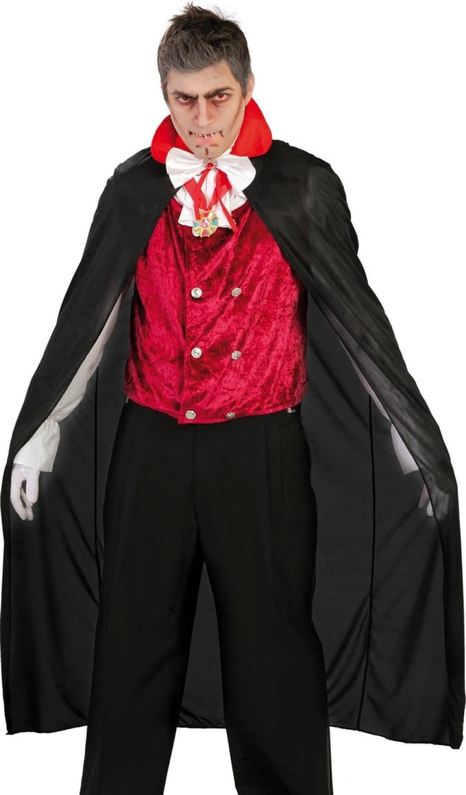Fiestas Guirca - Vampier cape volwassenen - 140 cm