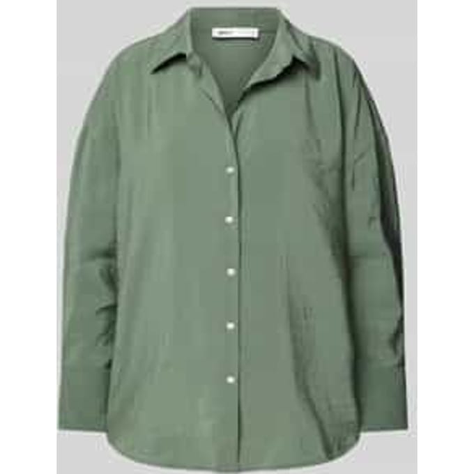 Overhemdblouse met overhemdkraag model 'ZAZIMA'