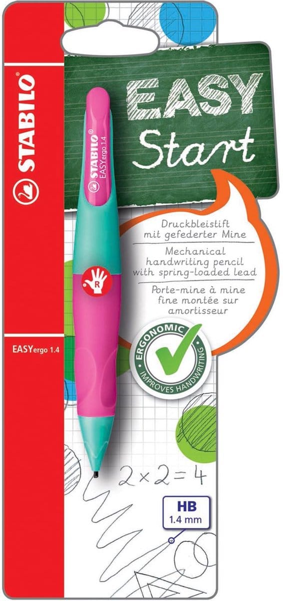 Vulpotlood stabilo easyergo hb 1.4mm rechts tu/rz | 5 stuks