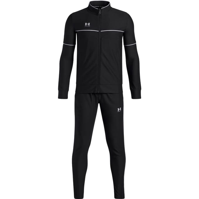 Under Armour UA B Challenger Tracksuit-BLK Jongens Trainingspak - Zwart - Wit