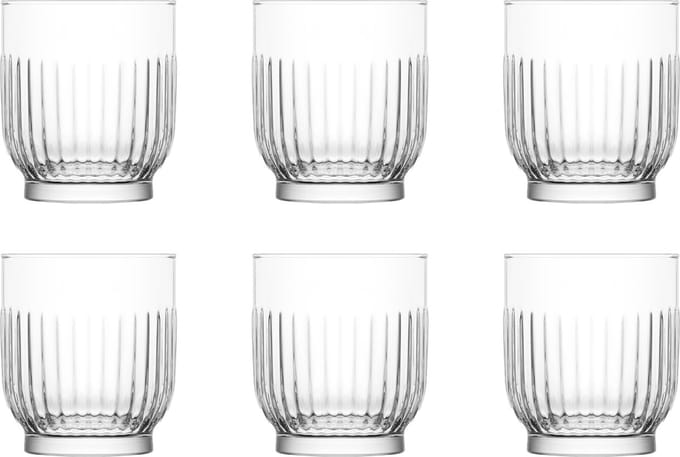 Mammoet - Waterglas - Lily - 33 cl - Transparant glas - Glazenset - 6 stuks