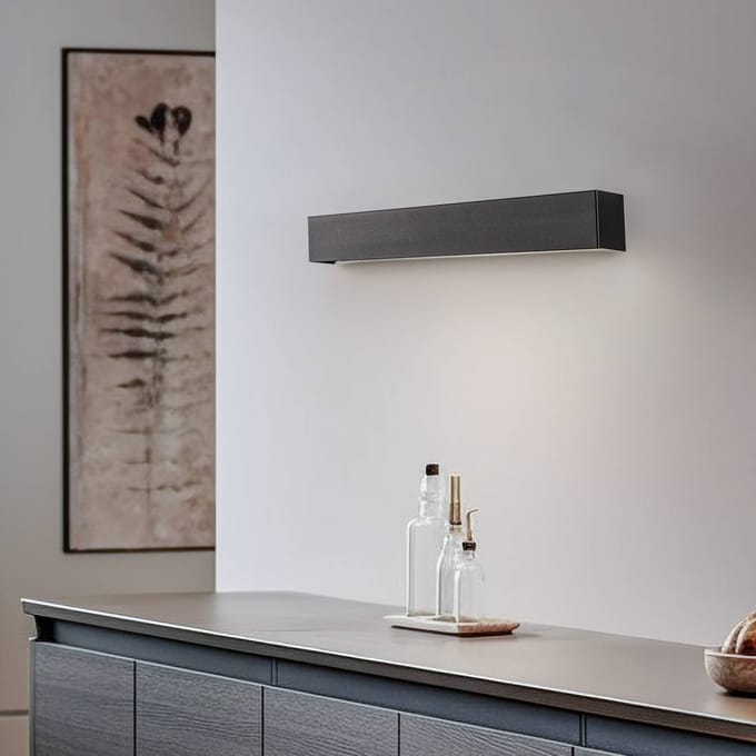 Nowodvorski Lighting Wandlamp Straight S, 62 cm, zwart