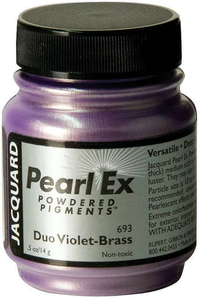 Jacquard pigment speelgoed Pearl Ex 14 gr Duo Paars Messing creatief.