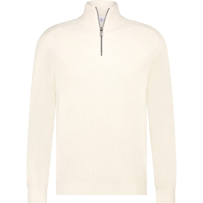 Blue Industry Half Zip Pullover Off White - Maat XXL - Heren - Pullovers