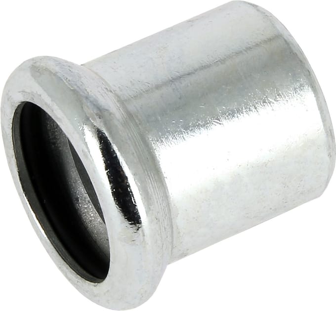 Bonfix PRESS Staalverzinkt eindkoppeling 22mm