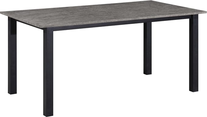 Durham-Eettafel 160x90 cm, 6 plaatsen in beton uiterlijk
