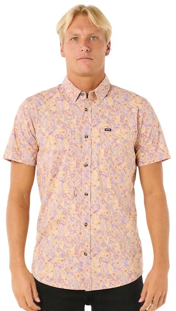 Rip Curl Floral Reef S/S Shirt - Smokey Grape