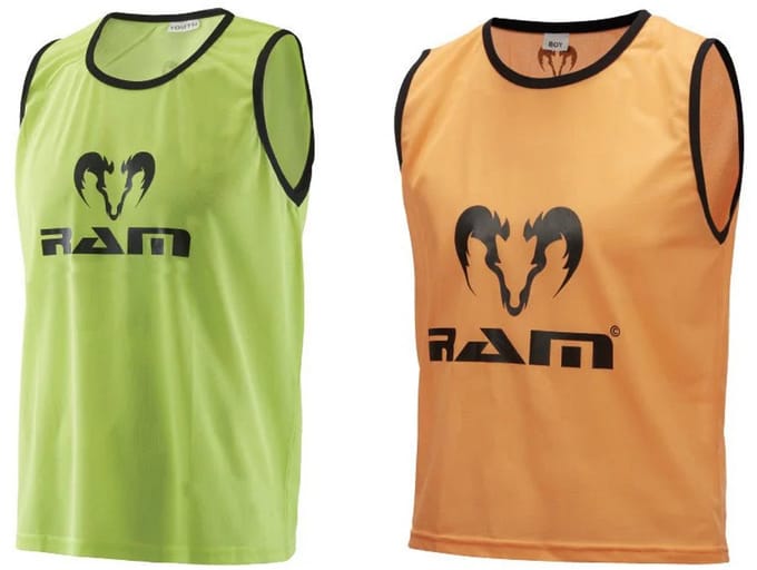 RAM Rugby - Hesjes - 10 stuks - Geel - S