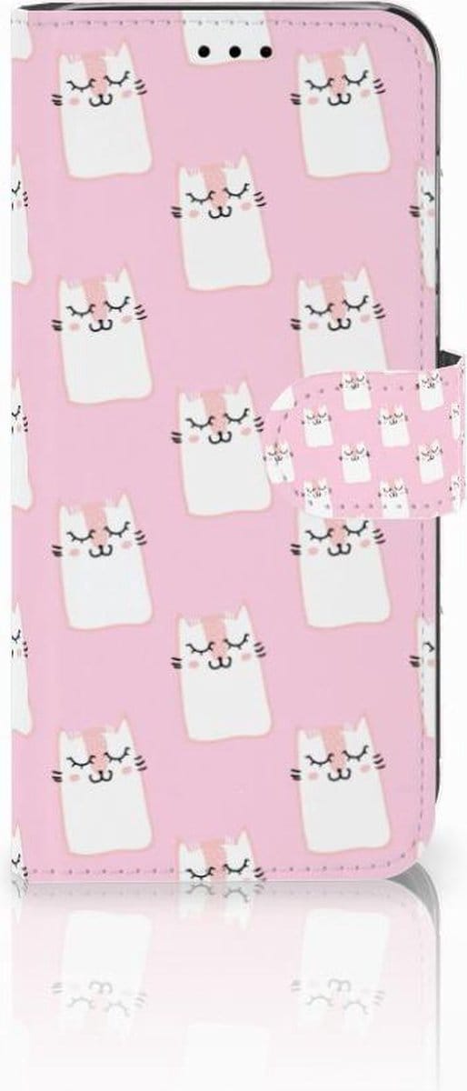 Book Case voor Huawei P20 Lite Telefoonhoesje met Pasjes Sleeping Cats