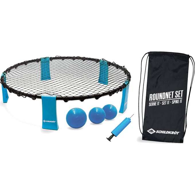 Schildkröt Funsports Roundnet Set 90 Cm Polyester Blauw/zwart 6-delig
