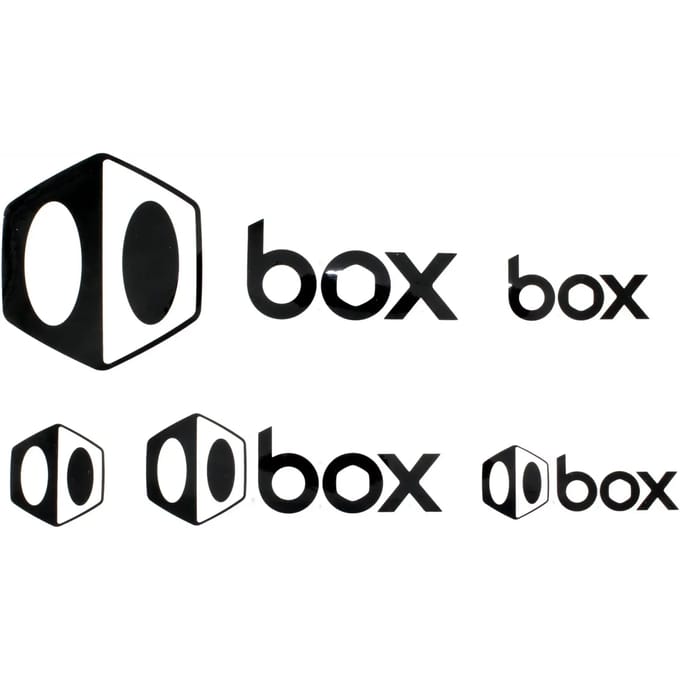 Stijgbeugel stickers Box Components (x8)