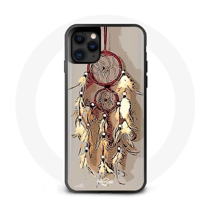 Coque Iphone 13 Dessin Attrape Rêve café crème