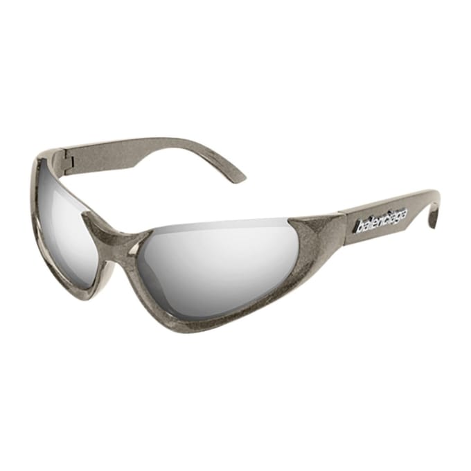 Balenciaga Cat Eye Acetaat Zonnebril Heren zonnebril Grijs BB0202S002 Basic Packaging-Eyeglass Case,64,Gray gray