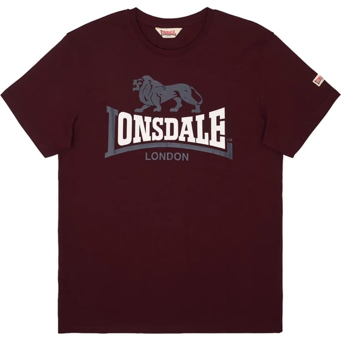Lonsdale Lion Two Tone heren T-shirt regular fit