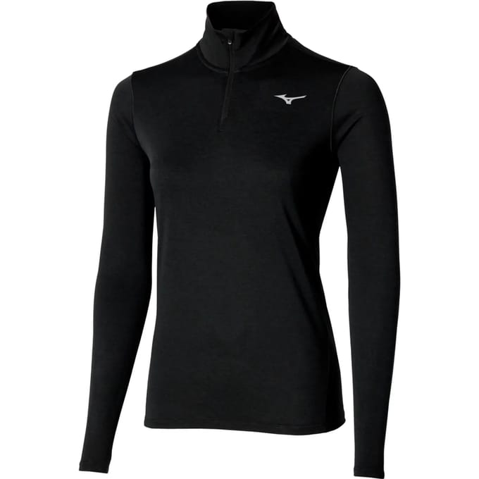 Trainingsshirt 1/4 rits voor dames Mizuno Core Impulse