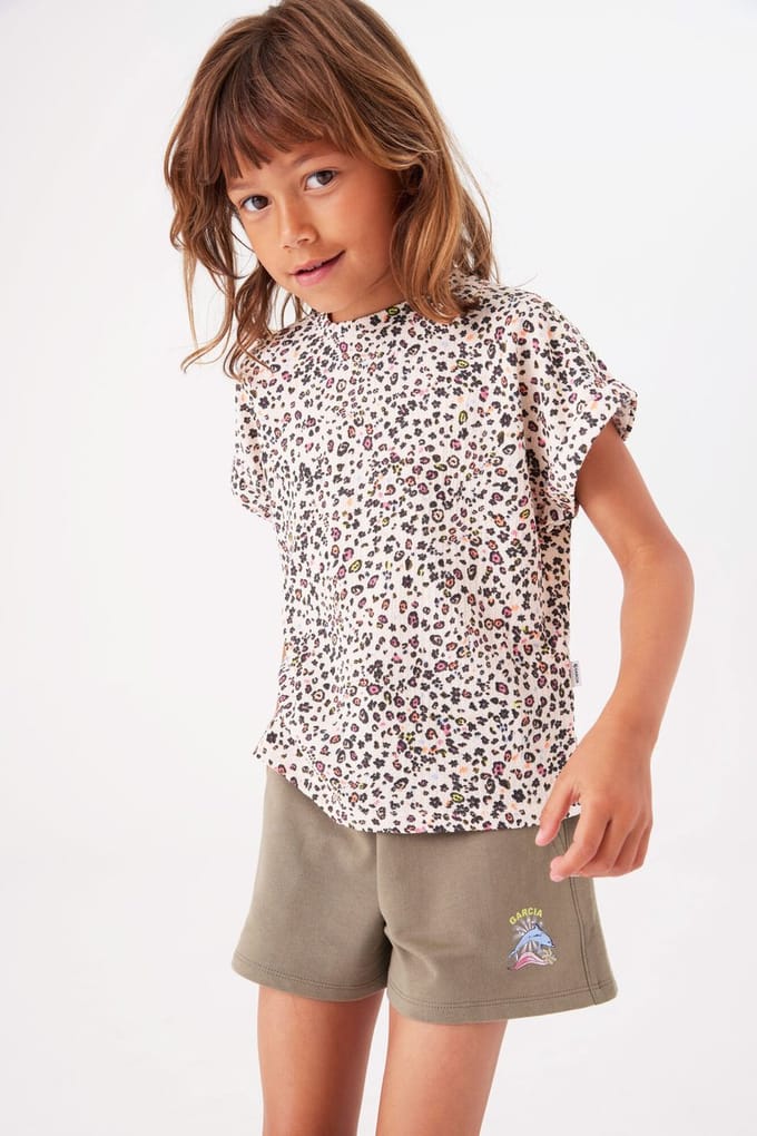 GARCIA Meisjes Shorts Groen - Maat 92