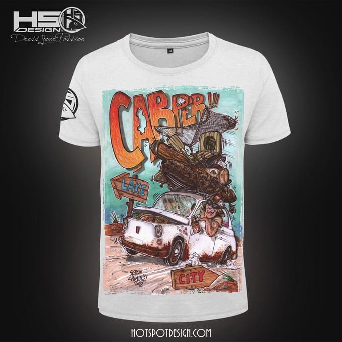 Hotspot Design Carper T-shirt Met Korte Mouwen Wit M Man