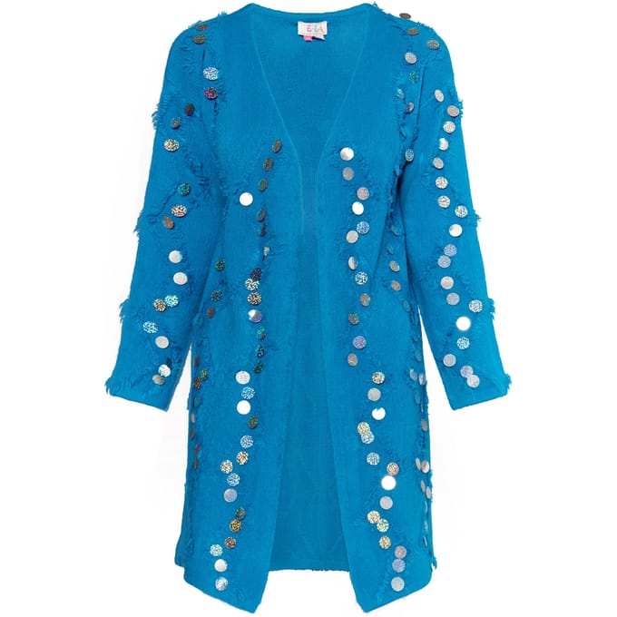 IZIA Vest Dames blauw