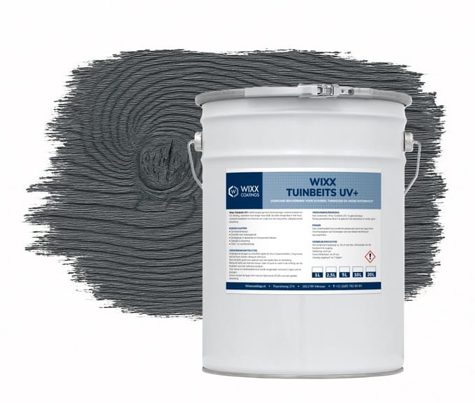 Wixx Tuinbeits UV+ - 5L - Antraciet