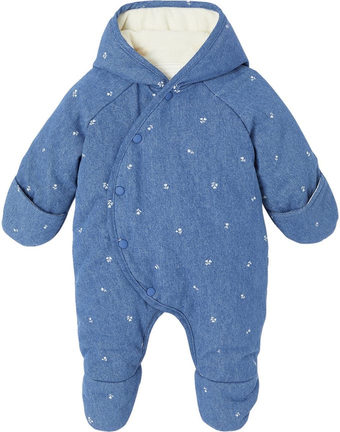 Vertbaudet Babypakje voor pasgeborenen van volledig bedrukte denim