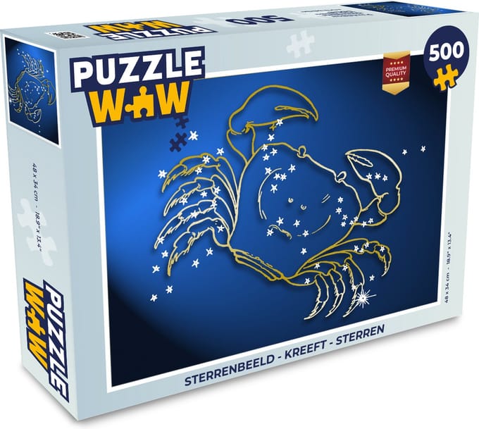 Puzzel Sterrenbeeld - Kreeft - Sterren - Legpuzzel - Puzzel 500 stukjes