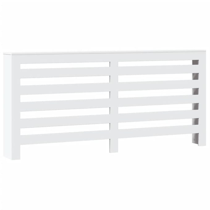 vidaXL Radiatorafdekking Wit 175 x 20 x 82 cm Bewerkt hout