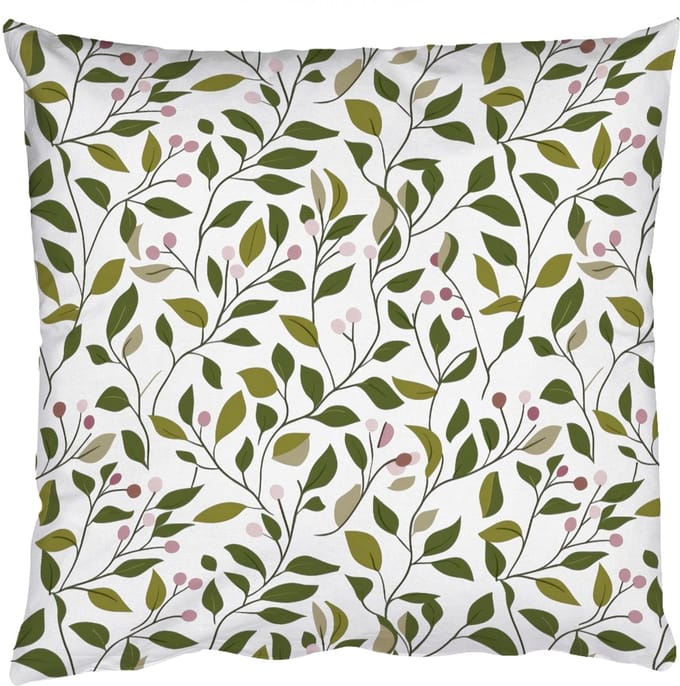 Sierkussens - Kussentjes Woonkamer - 40x40 cm - Bladeren - Bessen - Roze
