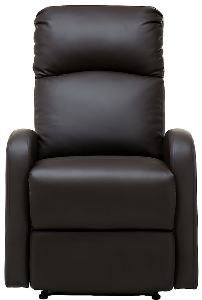 Vente-unique Relaxfauteuil van kunstleer ISAO - Bruin
