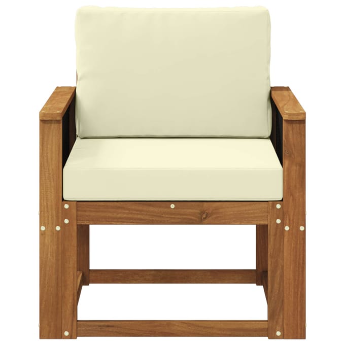vidaXL - Buiten - Midden - Sofa - Massief - Acacia - Hout - Naturel