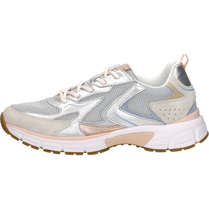 Gabor - Sneakers Laag Zilver Zilverkleur 39
