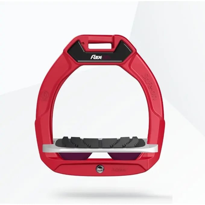 Veiligheidsequestiers met hellende grip Rood/Grijs/Paars kind Flex-On Safe-On