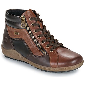 Remonte Dames Veterboot - R1458-22 Bruin/Combi - Maat 37