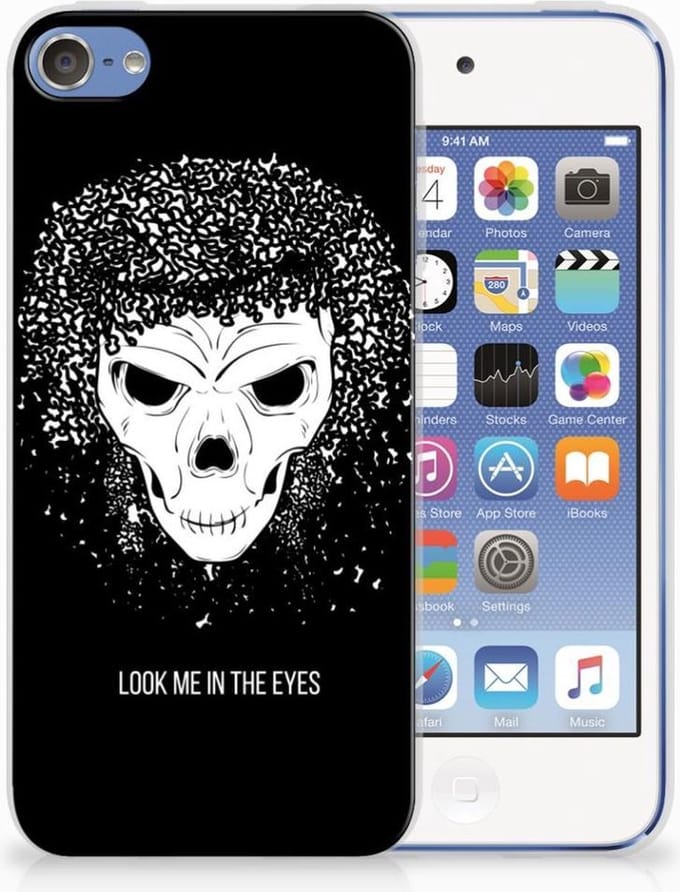 Silicone Back Case Apple iPod Touch 5 | 6 Skull Hair