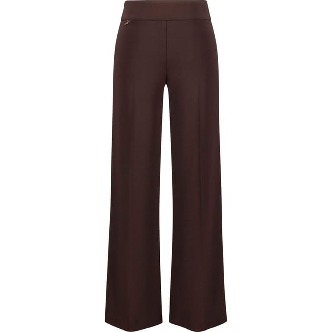 Joseph Ribkoff Lds Pant Pantalons Donkerbruin 263074