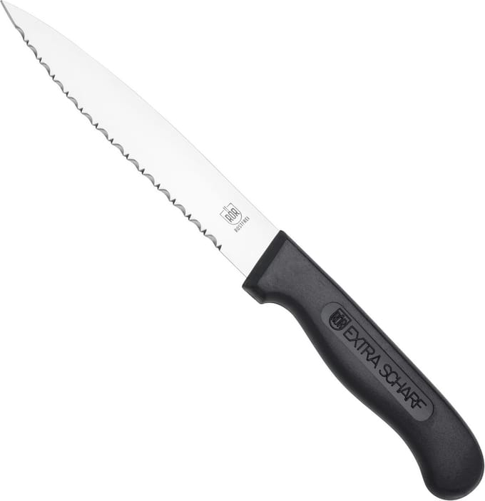 RÖR Solingen Groentemes – RVS – Lemmet 14,5 cm – Heft Kunststof Zwart