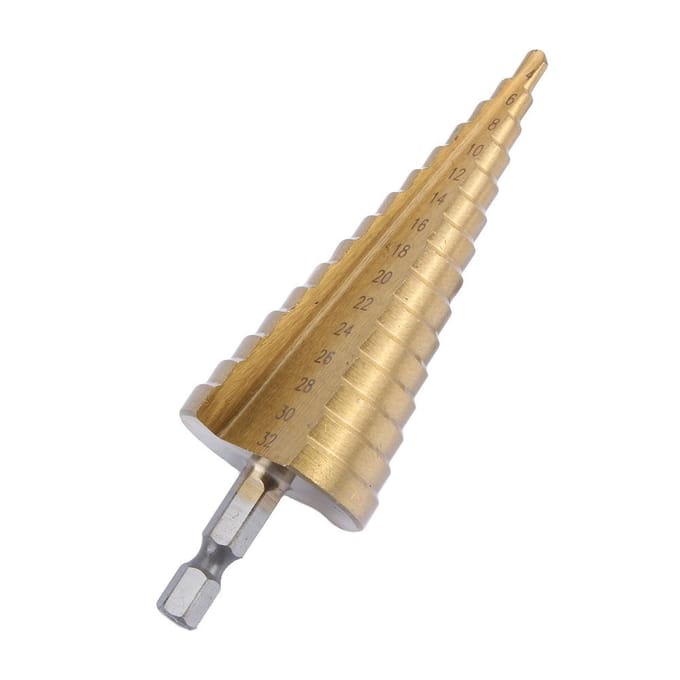 Hoge Kwaliteit Titanium HSS Grote Trapsgewijze Boor Gatensnijder Gereedschap 4 32mm