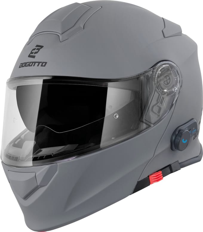 Bogotto H271 BT Bluetooth Helm Grijs - Helm
