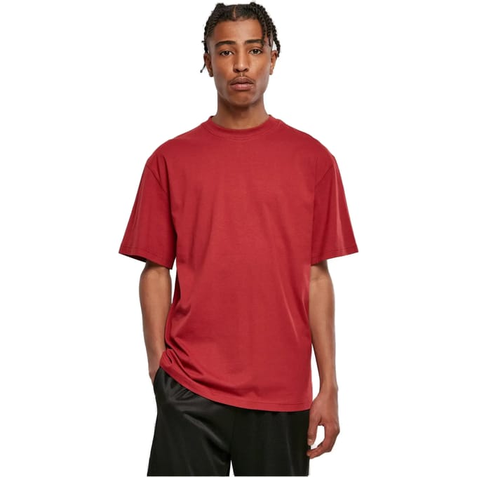 Urban Classics - Tall Heren Tshirt - S - Rood