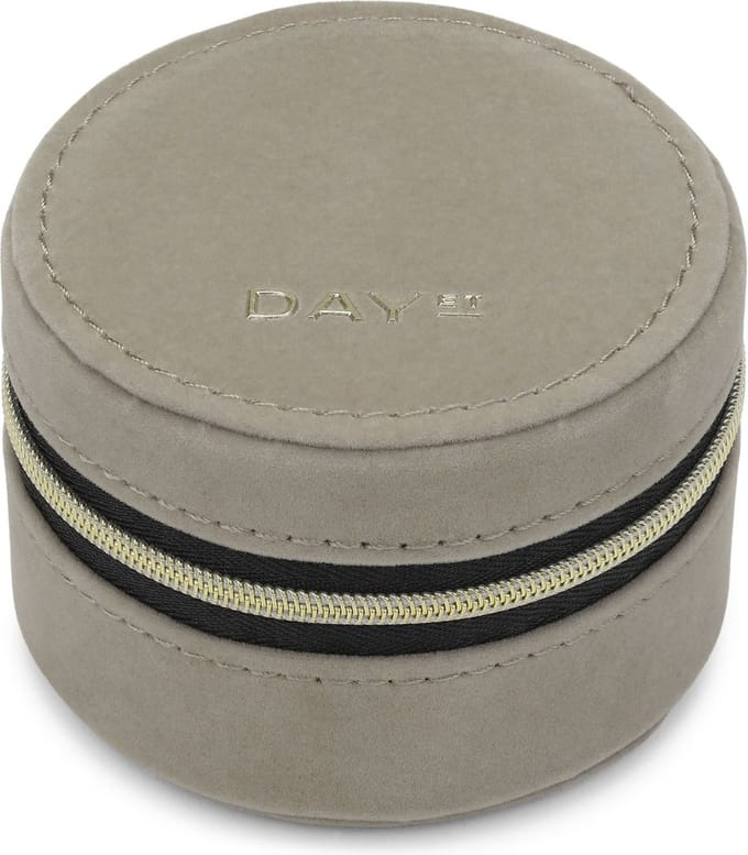 DAY ET Sieradendoos Day Jewelry Zip Round Cobbelstone Kaki