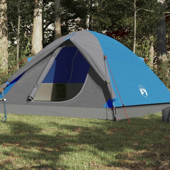vidaXL - Koepeltent - 6-persoons - waterdicht - blauw