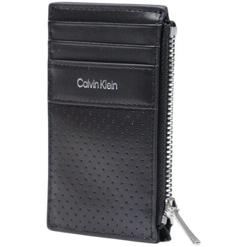 Portemonnee Calvin Klein Jeans PERFORATED N/S ZIP CARDHOLDER LV04D1213G