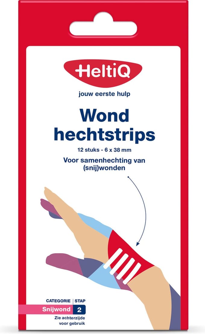 HeltiQ Wondhechtstrips 12 stuks
