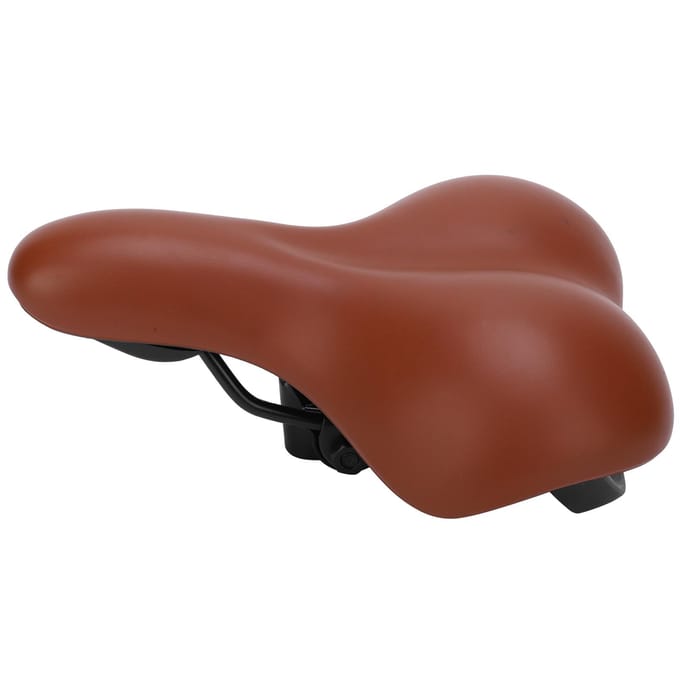 PU Leer Ergonomische Bumper Mountainbike Zadel Zitting Fiets Kussenhoes Accessoire bruin
